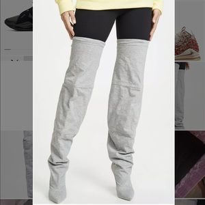 Unravel Project Thigh High Slouch Elephant Boots